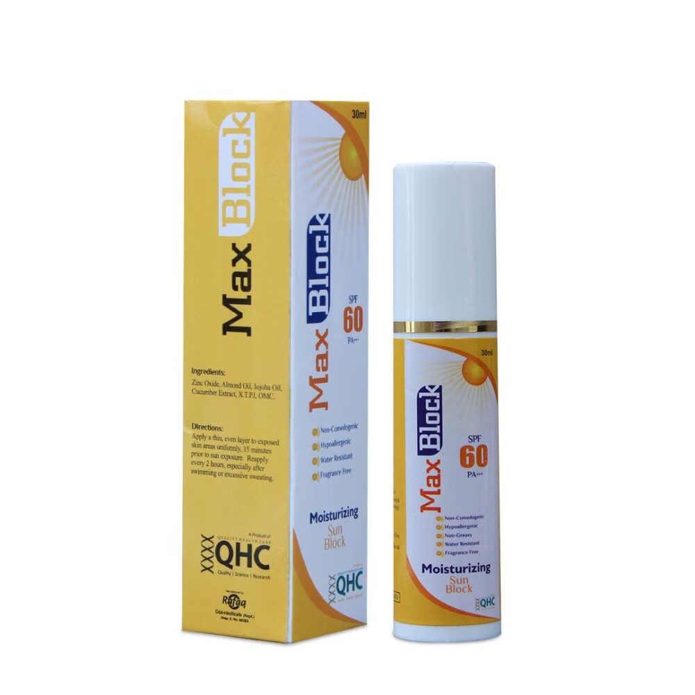 MAX BLOCK SPF 60 Moisturizing Sun Block