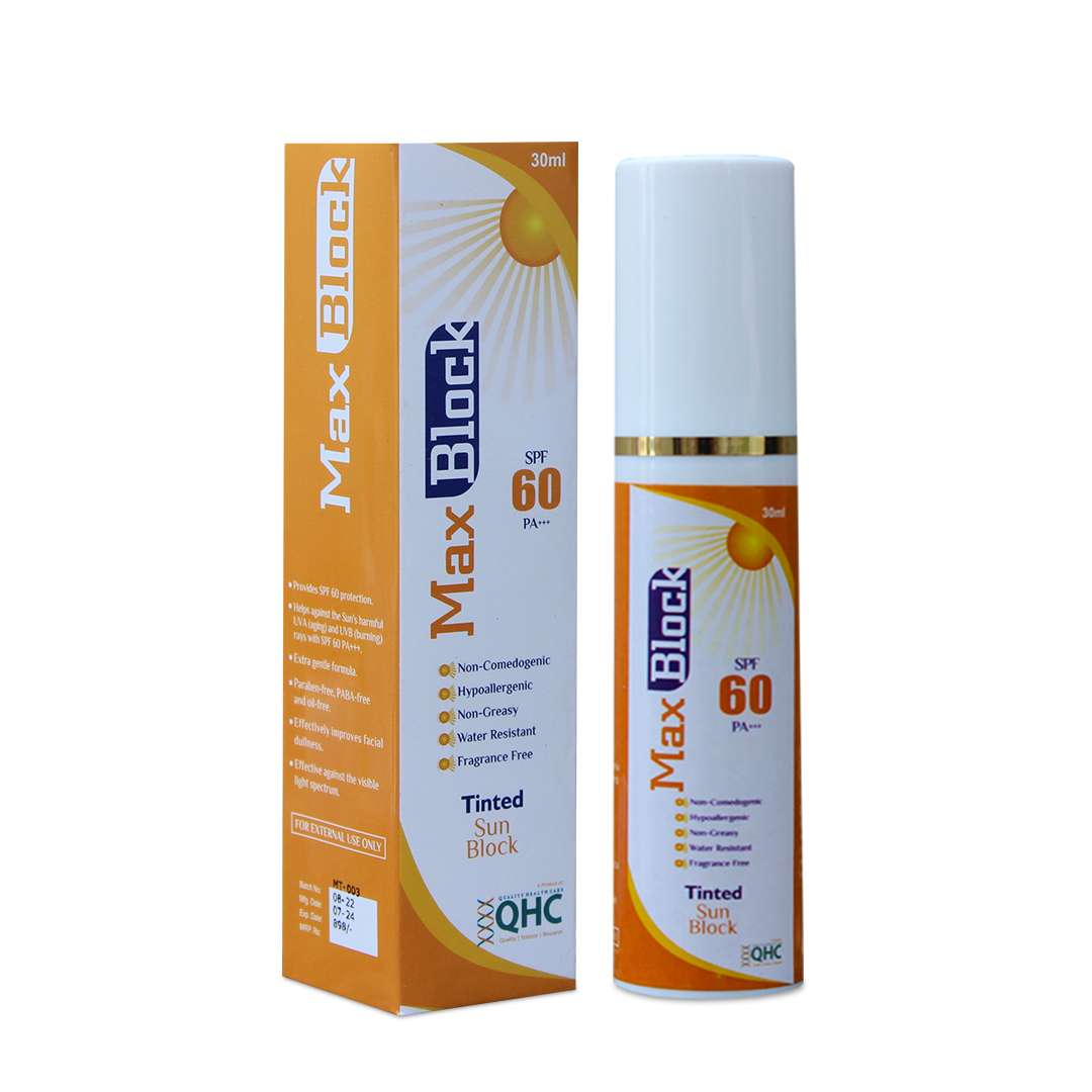 Max Block SPF 60 PA+ Tinted Sunblock