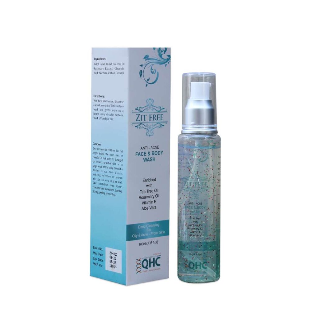 ZIT Free Acne Face & Body Wash